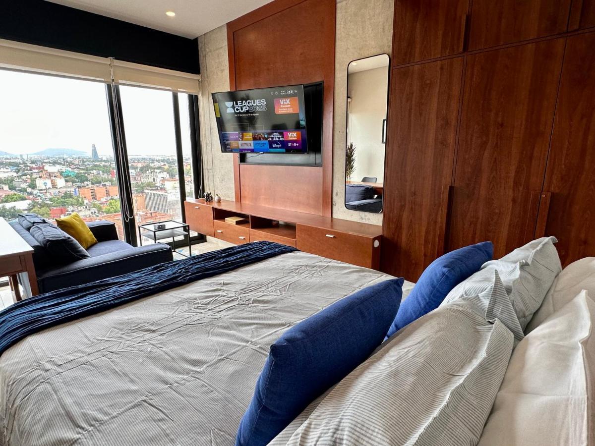 Loft Con Increible Vista Zona Polanco Condesa - Gym Y Business Center Apartment Mexico City Exterior photo