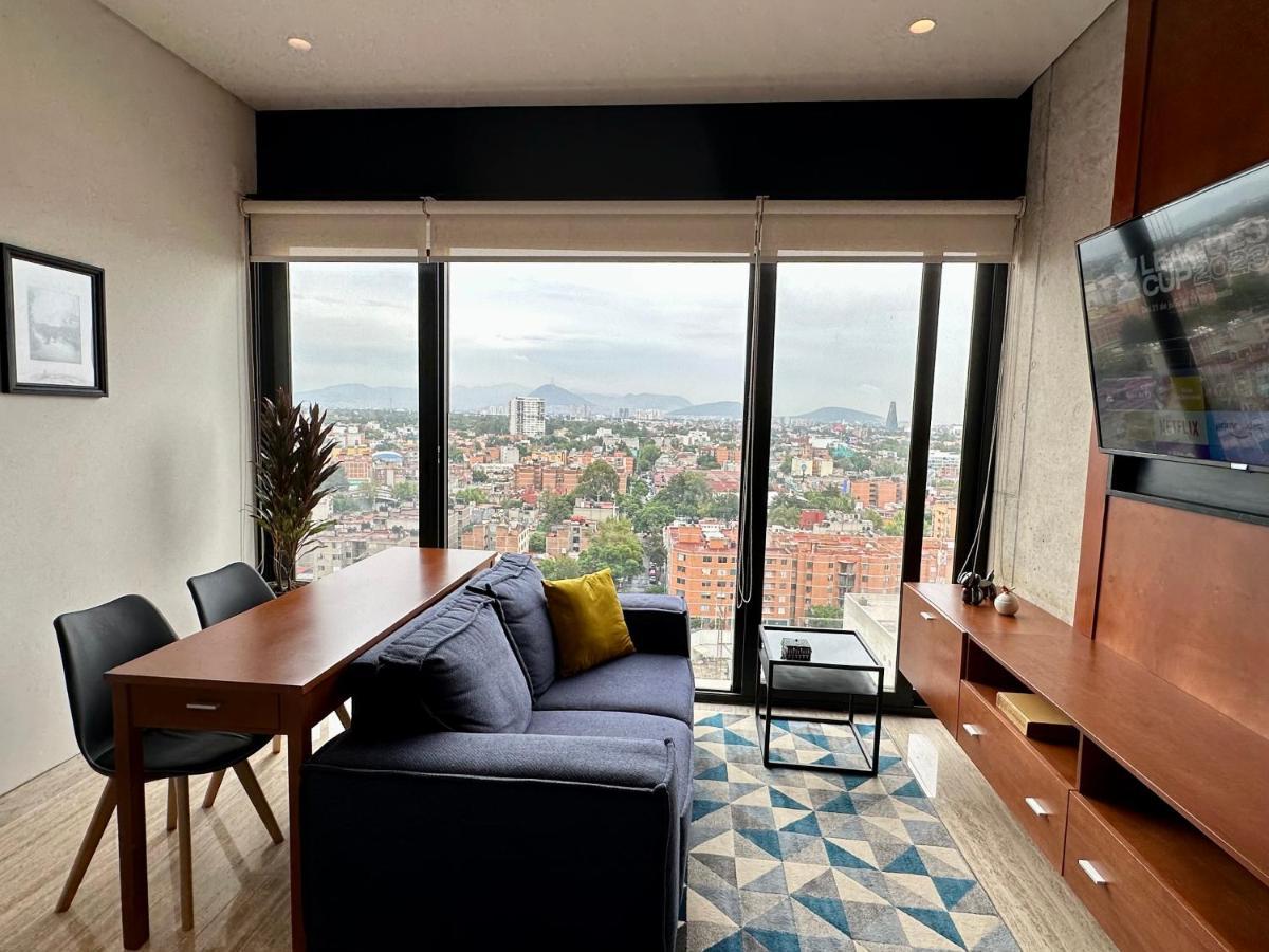 Loft Con Increible Vista Zona Polanco Condesa - Gym Y Business Center Apartment Mexico City Exterior photo