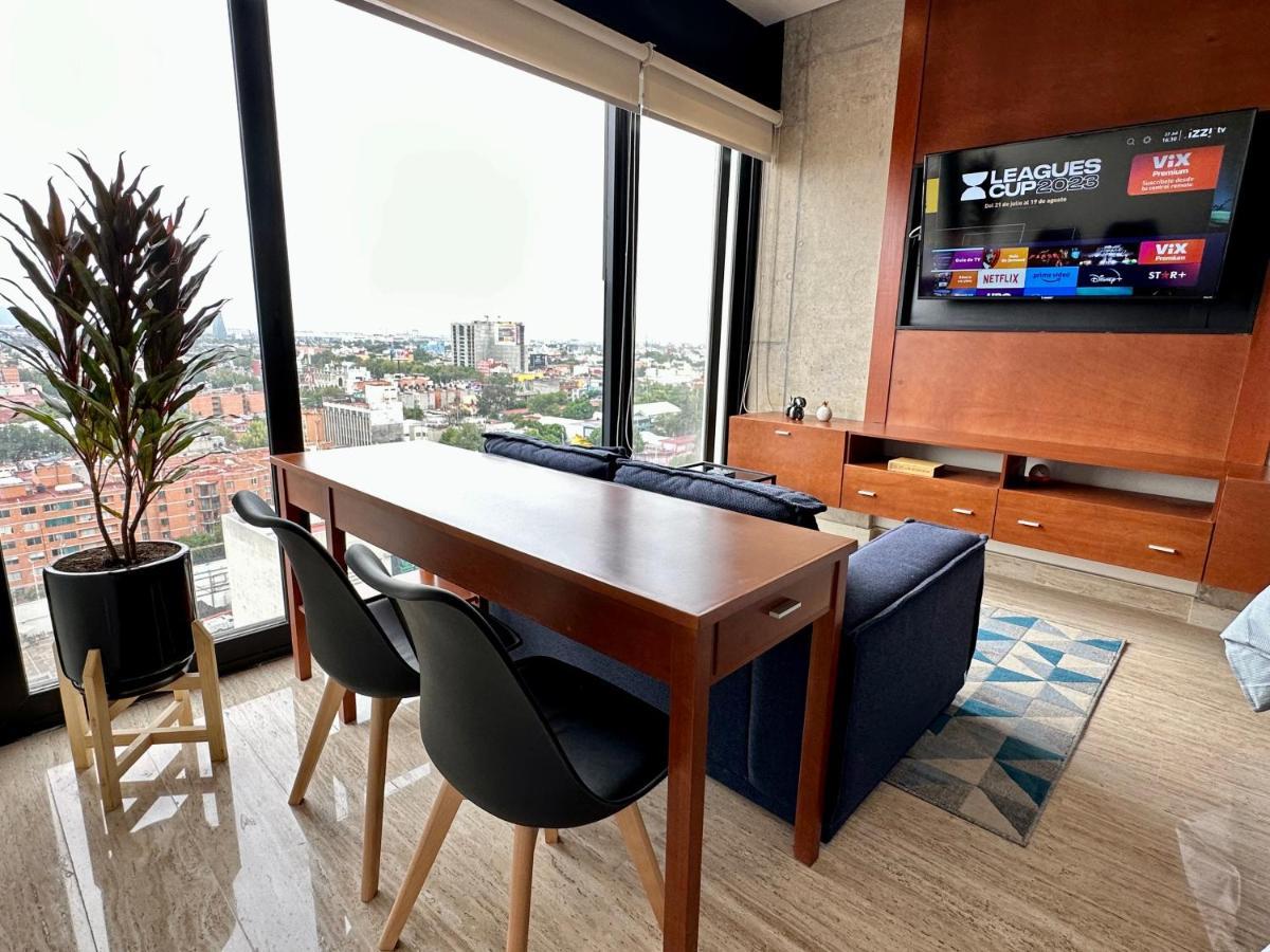 Loft Con Increible Vista Zona Polanco Condesa - Gym Y Business Center Apartment Mexico City Exterior photo